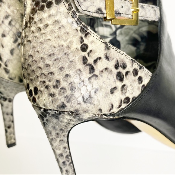 Ted Baker Snakeskin High Heel Booties Size 40.5 - Picture 7 of 15